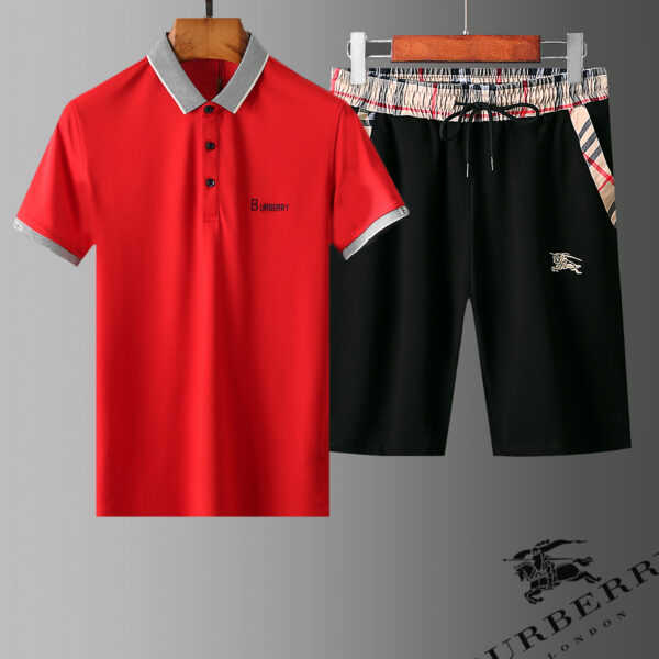 Burberry Tracksuits Short Sleeved Polo For Men #779004