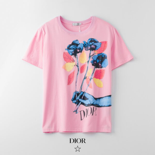 Dior T-Shirts Short Sleeved O-Neck For Men #753320