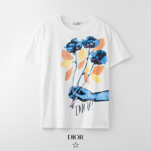 Dior T-Shirts Short Sleeved O-Neck For Men #753322