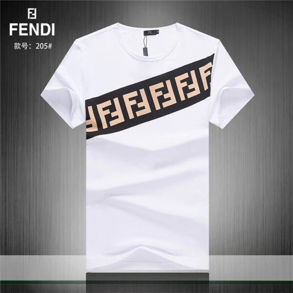 Fendi T-Shirts Short Sleeved O-Neck For Men #754979