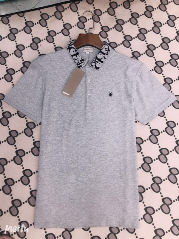 Christian Dior T-Shirts Short Sleeved Polo For Men #770041