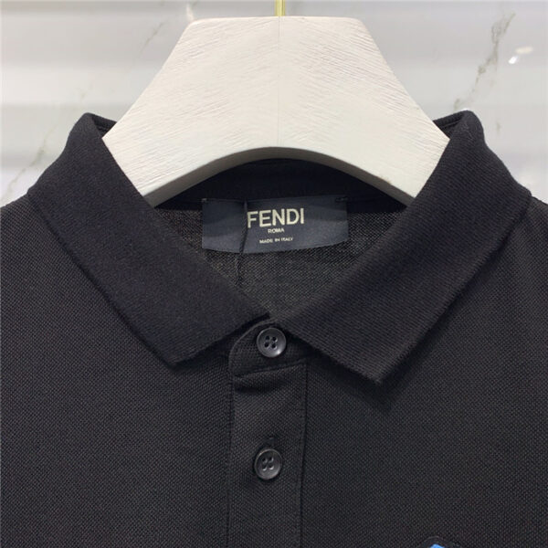 Fendi T-Shirts Short Sleeved Polo For Men #778279 - Image 3