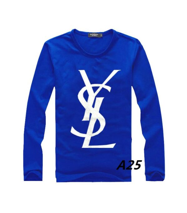 Yves Saint Laurent YSL T-Shirts Long Sleeved In 441179 For Men