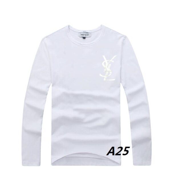 Yves Saint Laurent YSL T-Shirts Long Sleeved In 443227 For Men